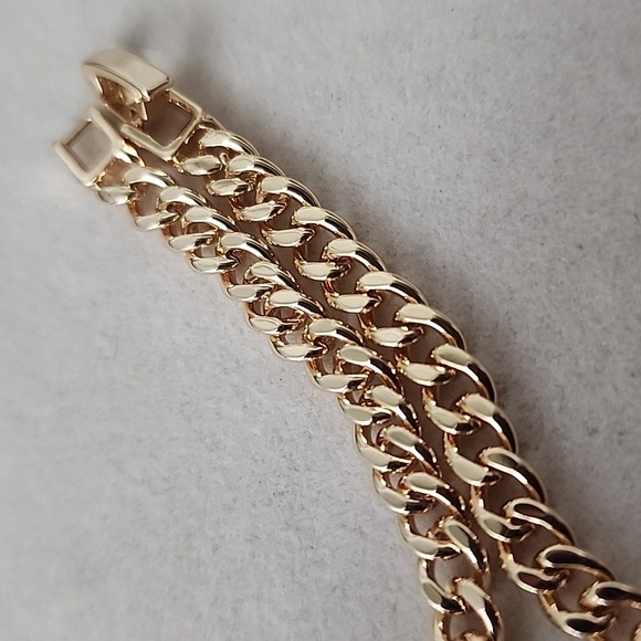 Gold Filled Chain Link CZ Glam Bracelet - Picture 5 of 8